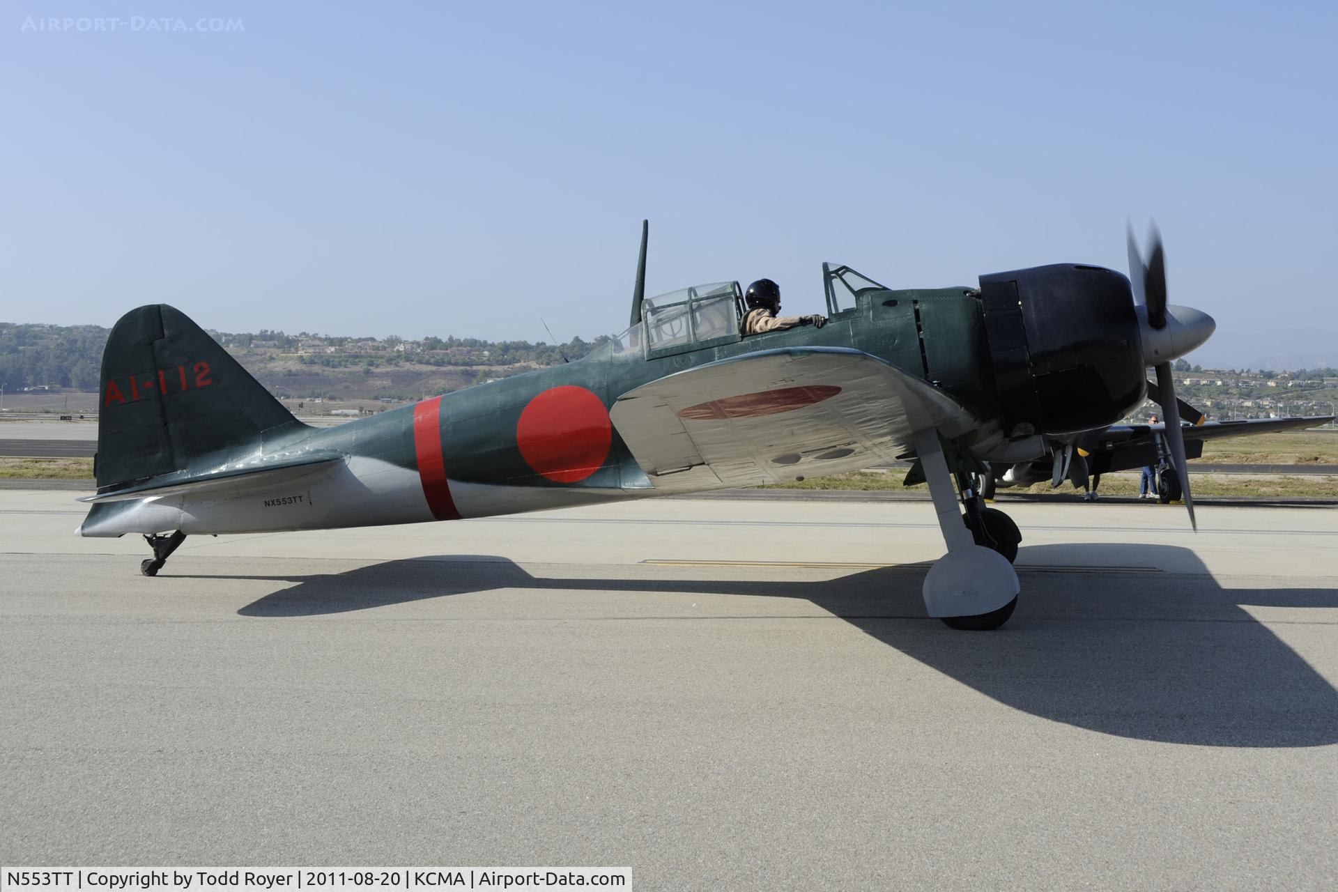 N553TT, 1942 Mitsubishi A6M3 Reisen (Zero) C/N 3858, Camarillo Airshow 2011
