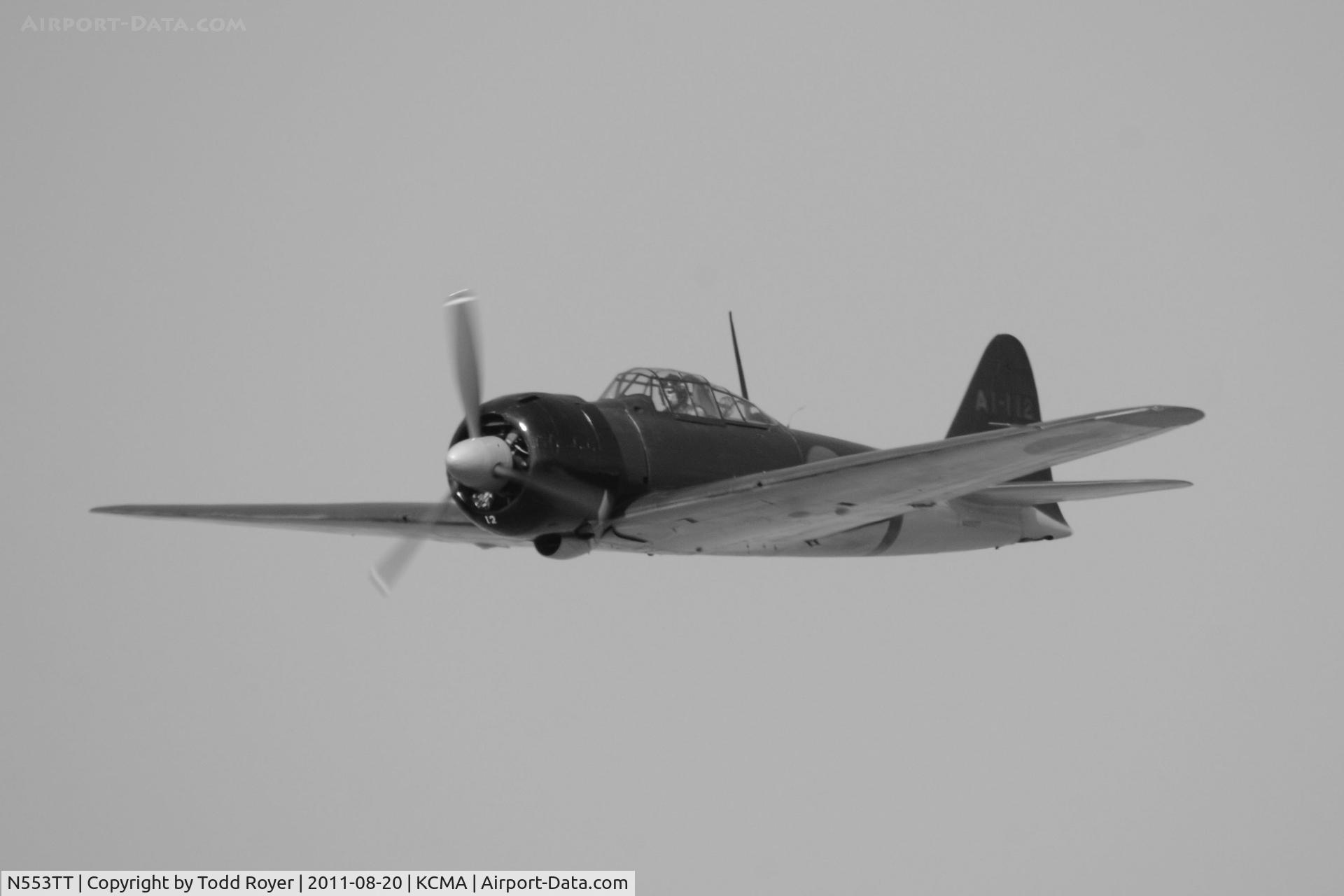 N553TT, 1942 Mitsubishi A6M3 Reisen (Zero) C/N 3858, Camarillo Airshow 2011