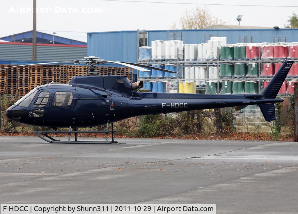 F-HDCC, Eurocopter AS-350B-2 Ecureuil C/N 4788, Parked at the St-Jory private Heliport...
