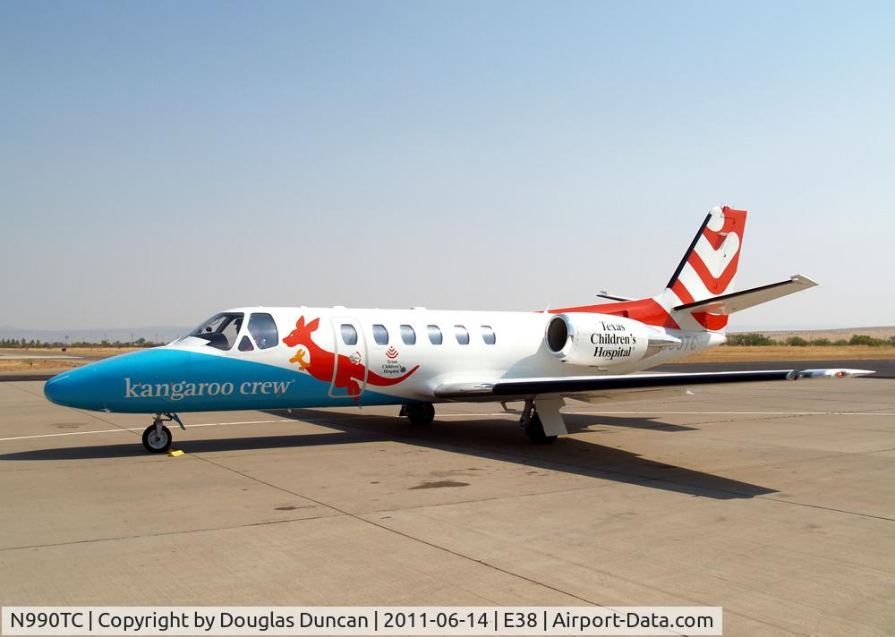 N990TC, 2001 Cessna 550 Citation Bravo C/N 550-0963, Registered to Seven Bar Flying Service, Inc of Dallas, Texas, which is an air ambulance service owning several of these and other aircraft. 