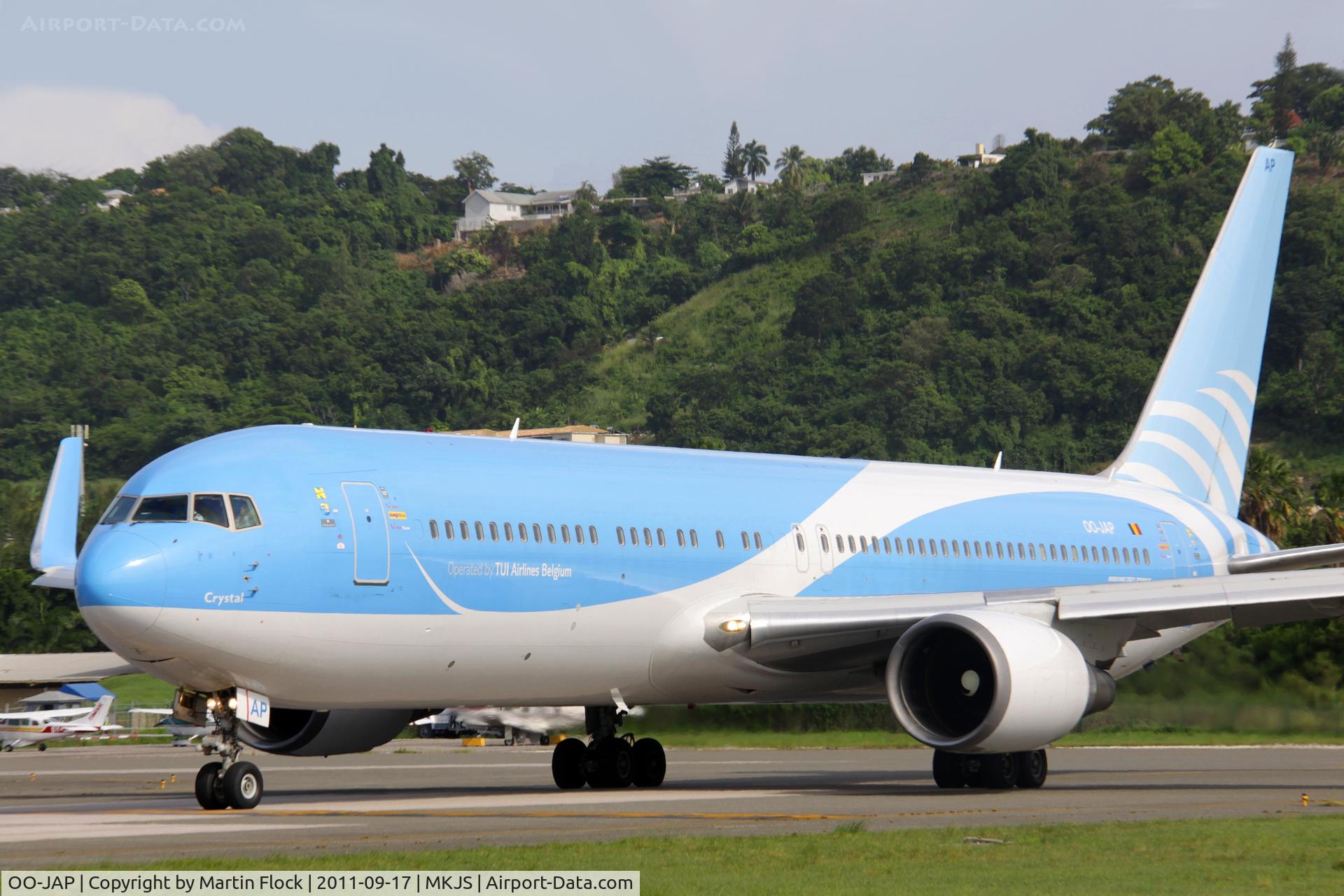 OO-JAP, 2001 Boeing 767-38E/ER C/N 30840, .....