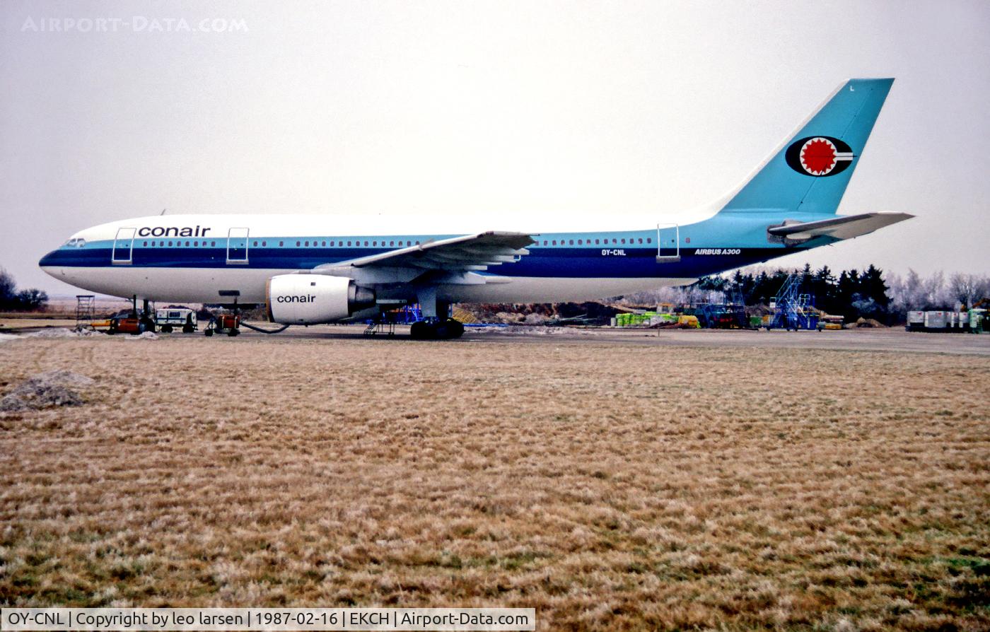 OY-CNL, 1980 Airbus A300B4-120 C/N 128, Copenhagen 16.2.87