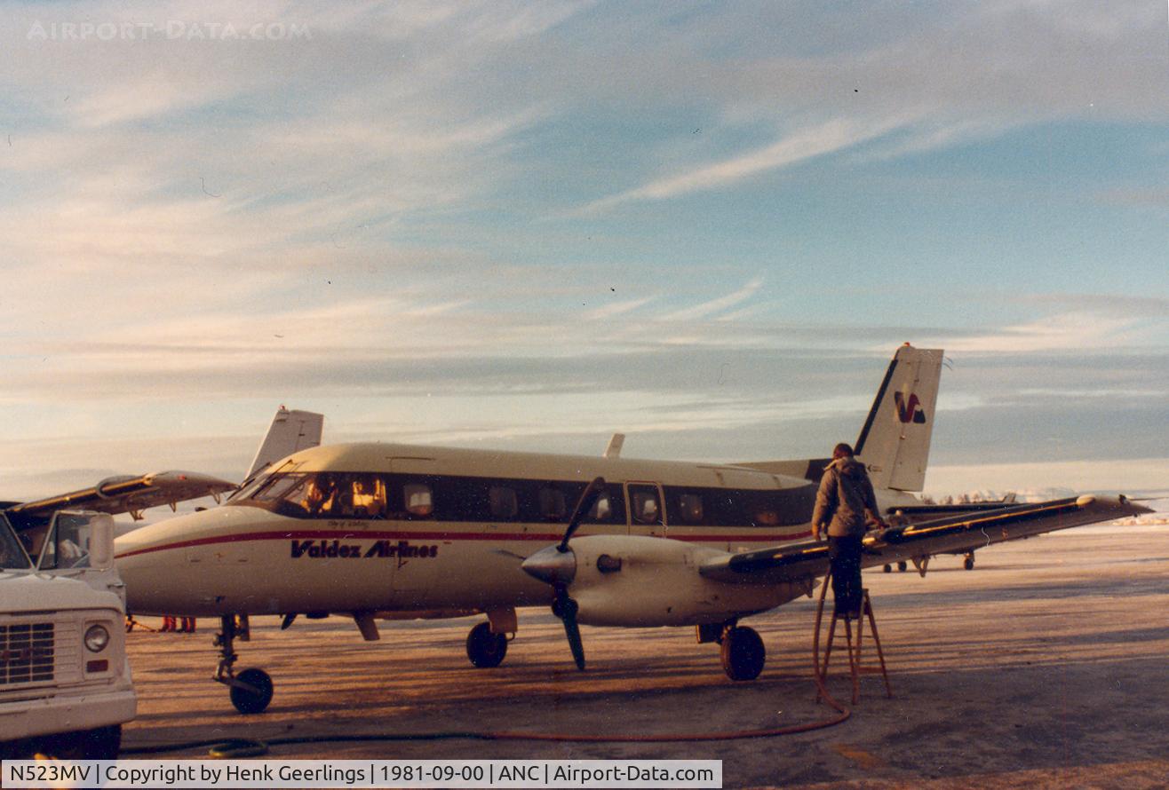 N523MV, Embraer EMB-110P1 Bandeirante C/N 110204, Valdez Airlines