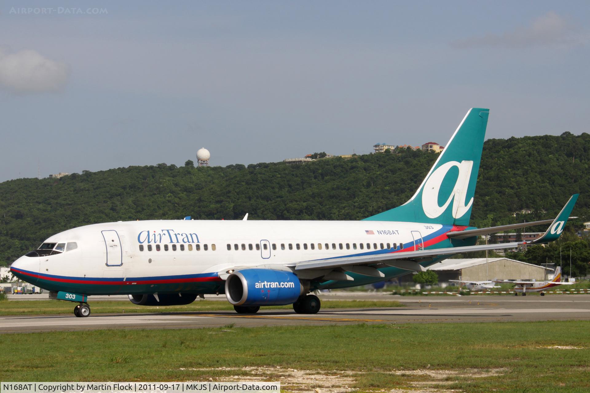N168AT, 2004 Boeing 737-76N C/N 32653, .....