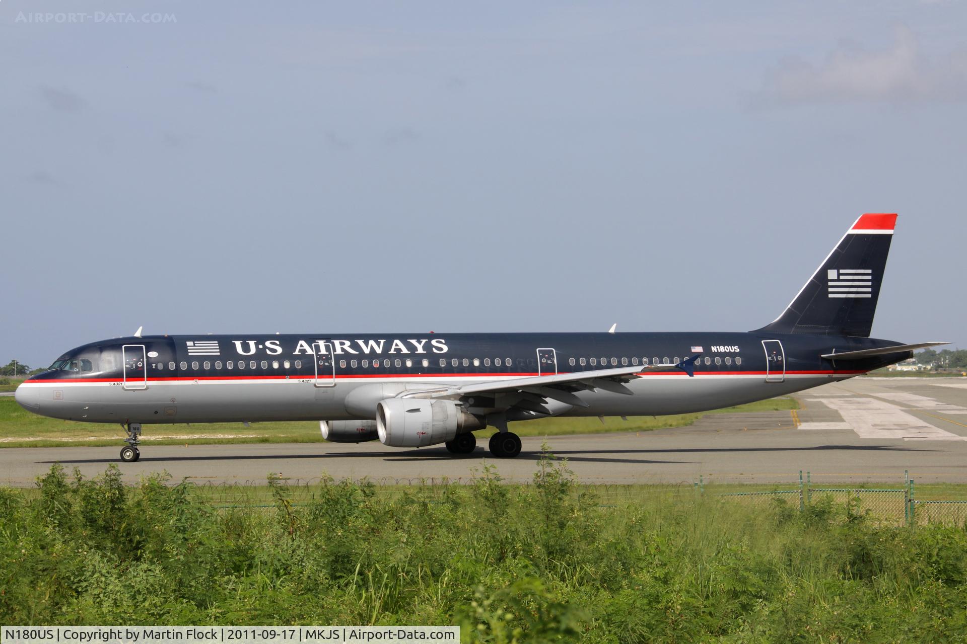 N180US, 2001 Airbus A321-211 C/N 1525, .....