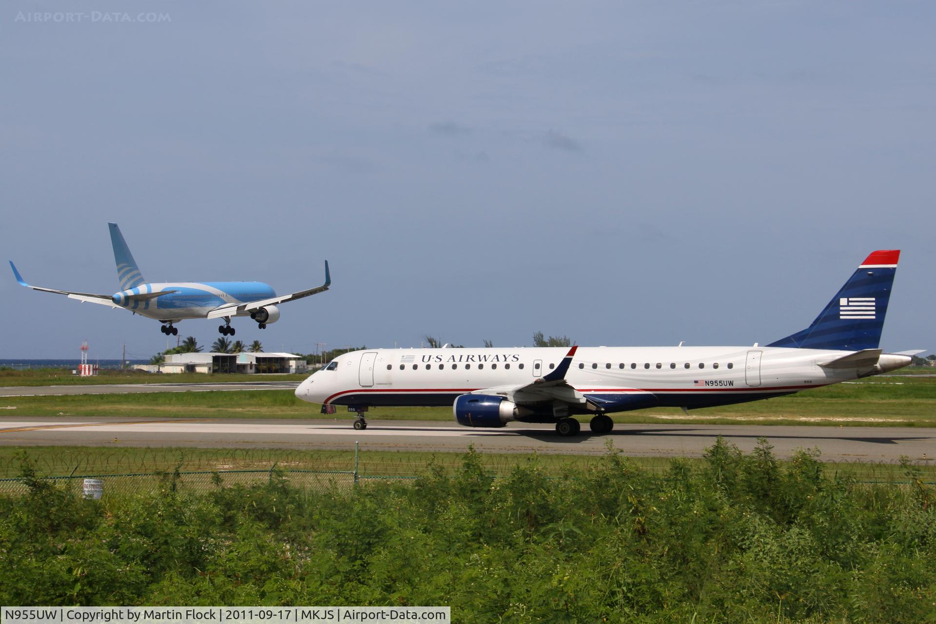N955UW, 2008 Embraer ERJ-190-100 IGW 190AR C/N 19000152, .....
