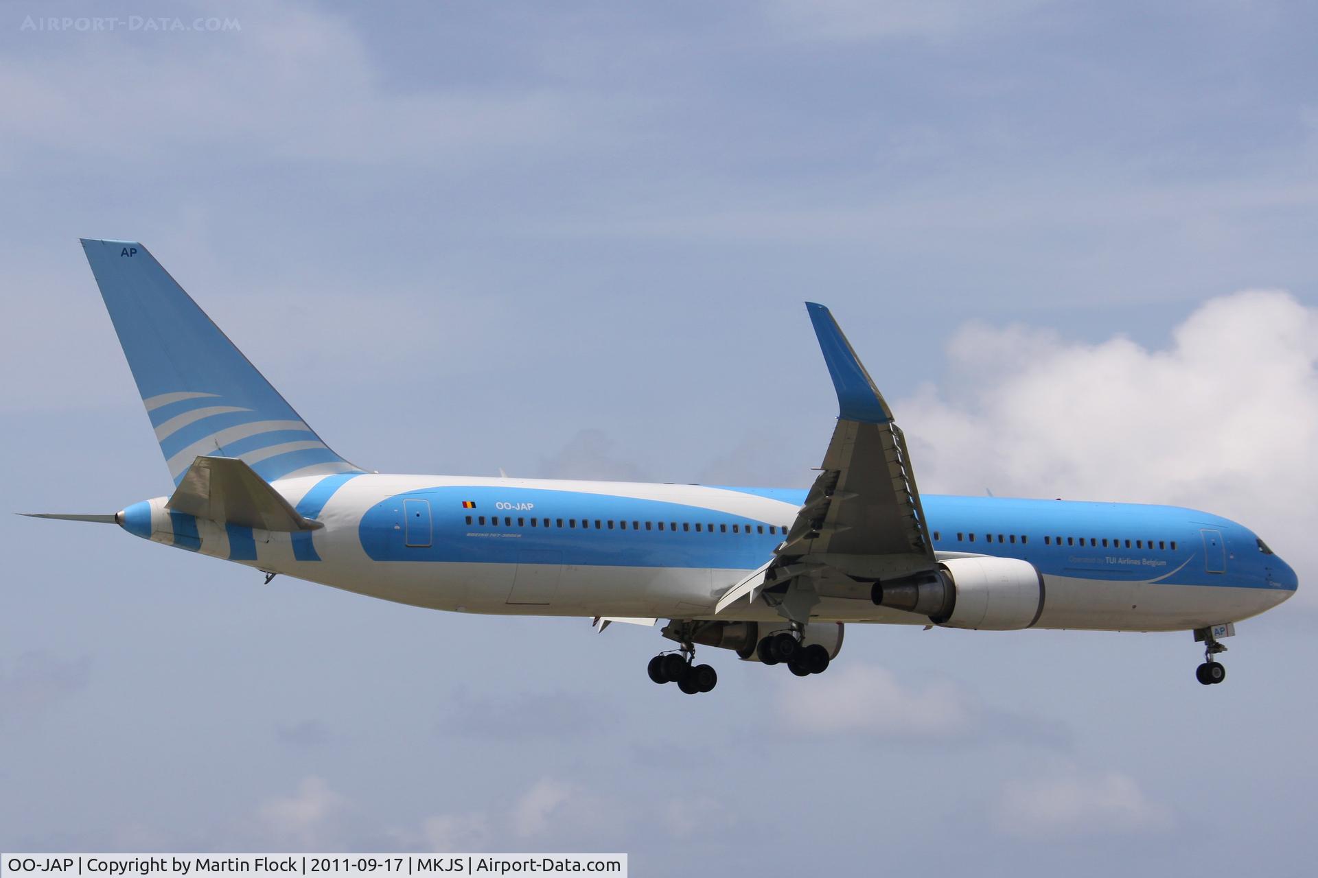 OO-JAP, 2001 Boeing 767-38E/ER C/N 30840, .....