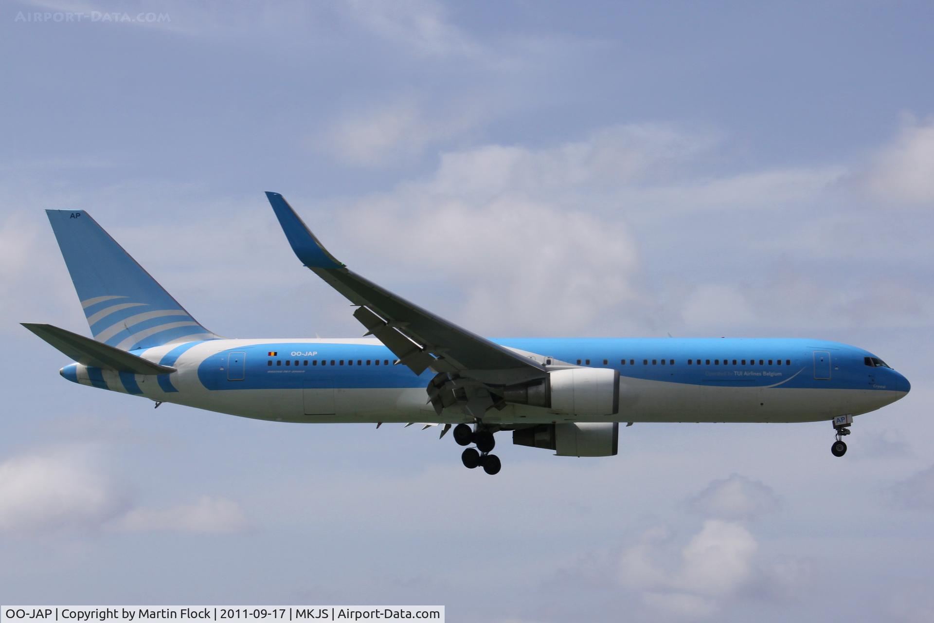 OO-JAP, 2001 Boeing 767-38E/ER C/N 30840, .....