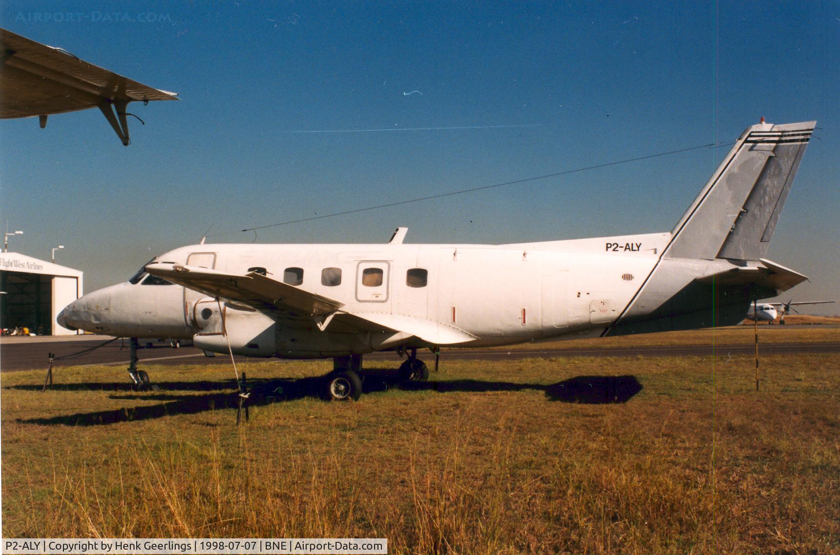 P2-ALY, Embraer EMB-110P1 Bandeirante C/N 110227, Airlink