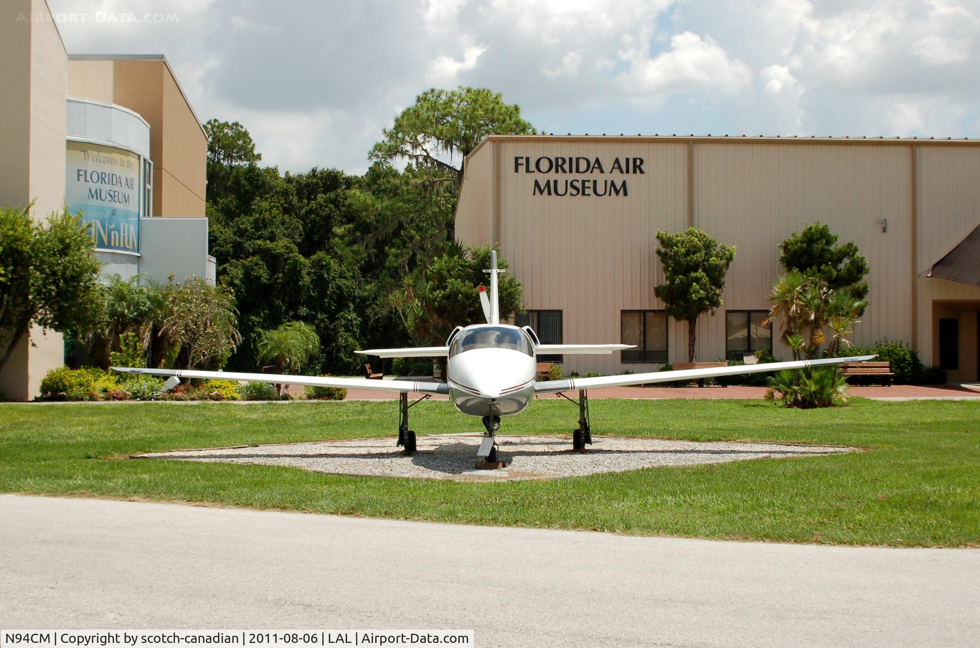 N94CM, 1993 Cirrus VK-30 C/N 9105, 1993 Mehling Mary / Mehling Cy Cirrus N94CM on display at the Florida Air Museum, Lakeland Linder Regional Airport, Lakeland, FL