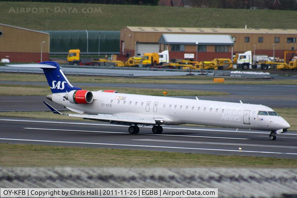 OY-KFB, 2008 Bombardier CRJ-900 (CL-600-2D24) C/N 15211, SAS Scandinavian Airlines
