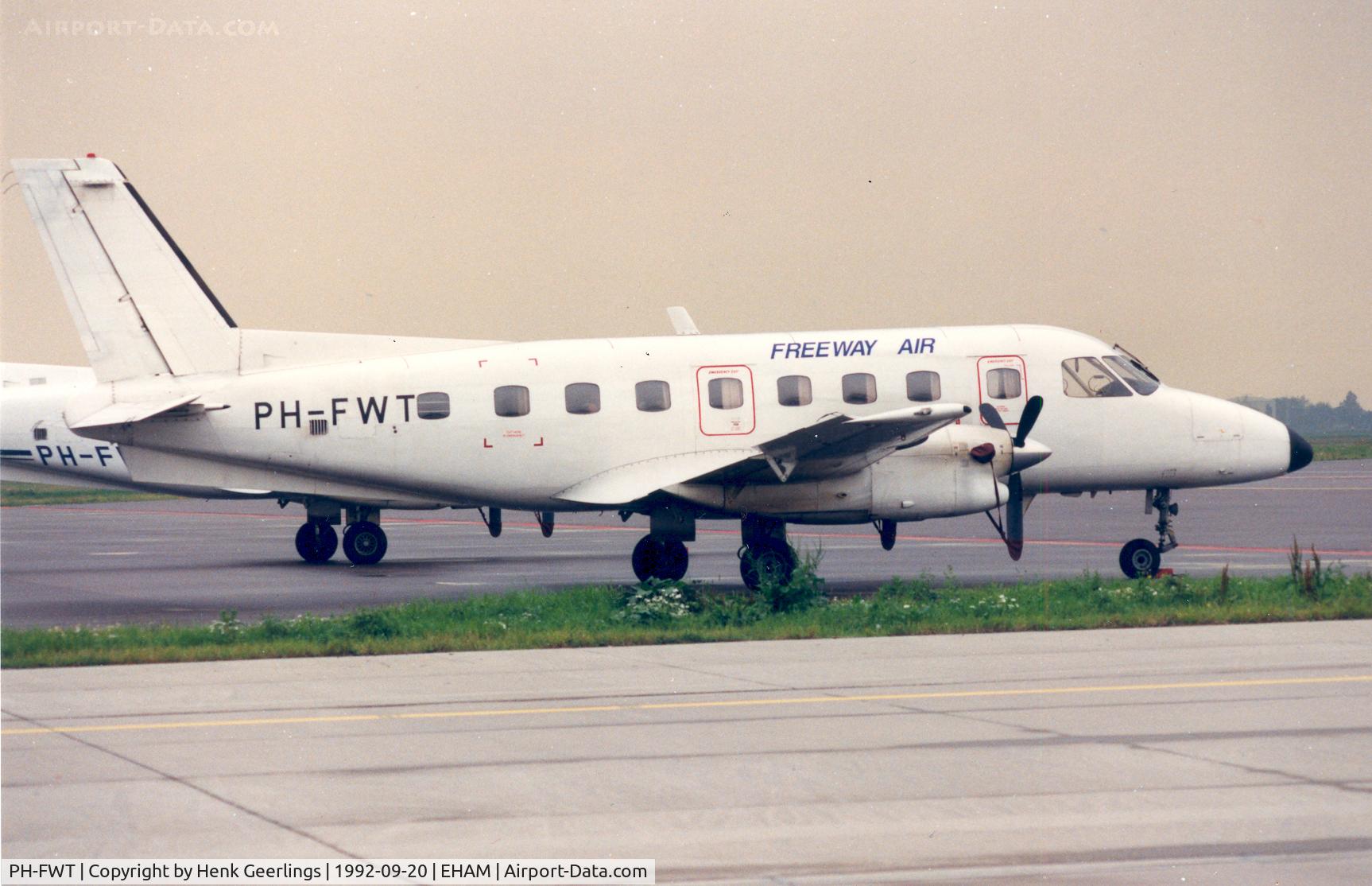 PH-FWT, 1980 Embraer EMB-110P1 Bandeirante C/N 110272, Freeway Air