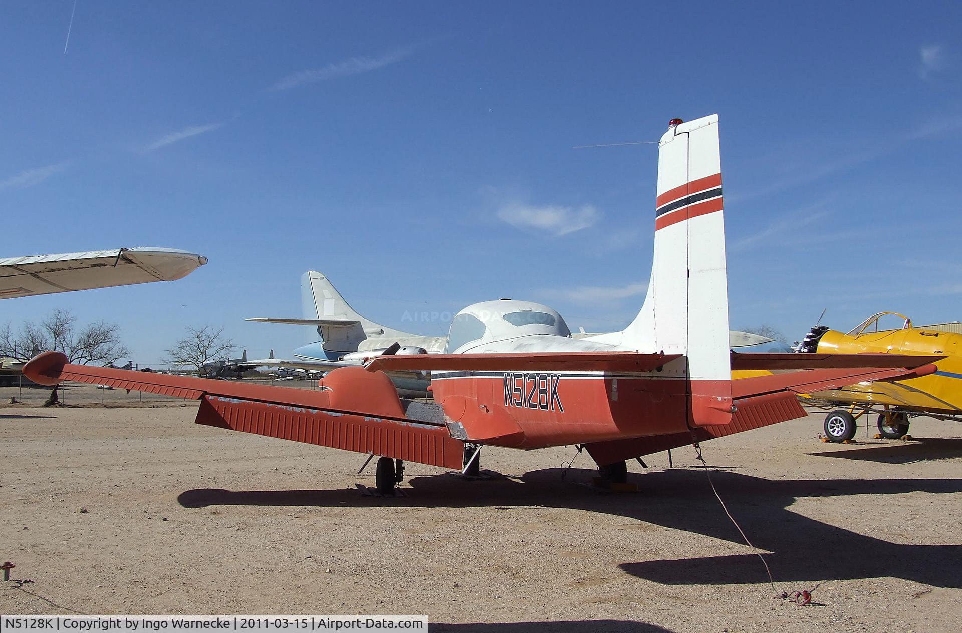 N5128K, Riley-Temco D-16 Twin Navion C/N TTN-29 (NAV-4-2028B), Ryan-Temco D-16 Twin Navion at the Pima Air & Space Museum, Tucson AZ