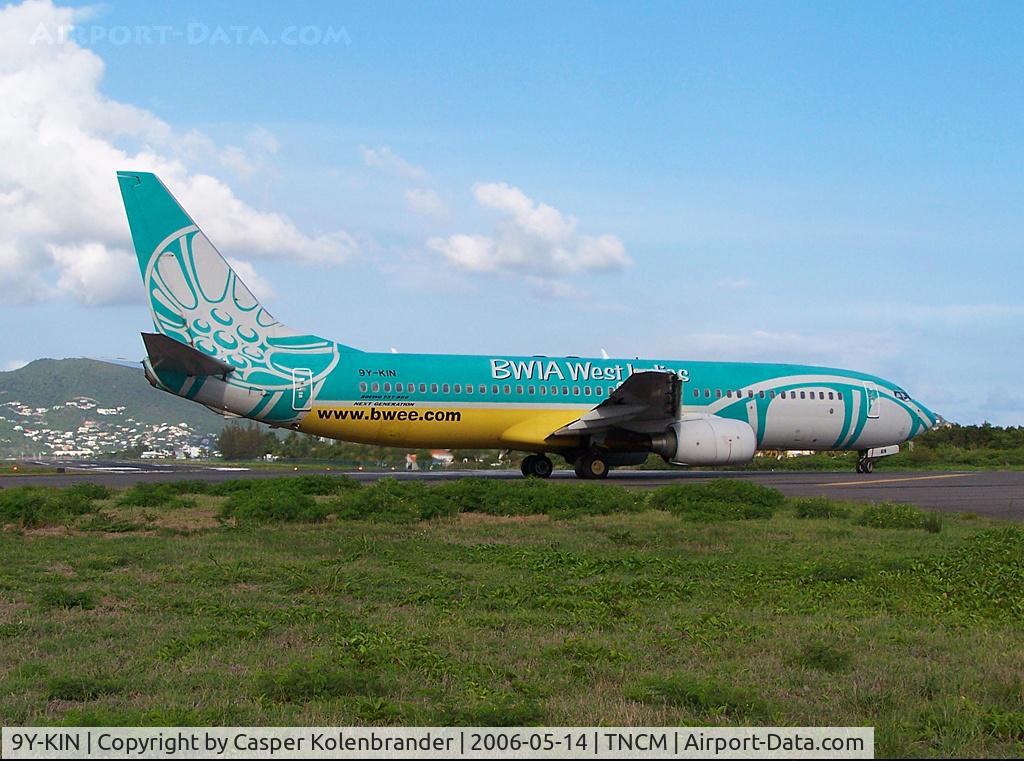 9Y-KIN, 2000 Boeing 737-8Q8 C/N 28234, BWIA international