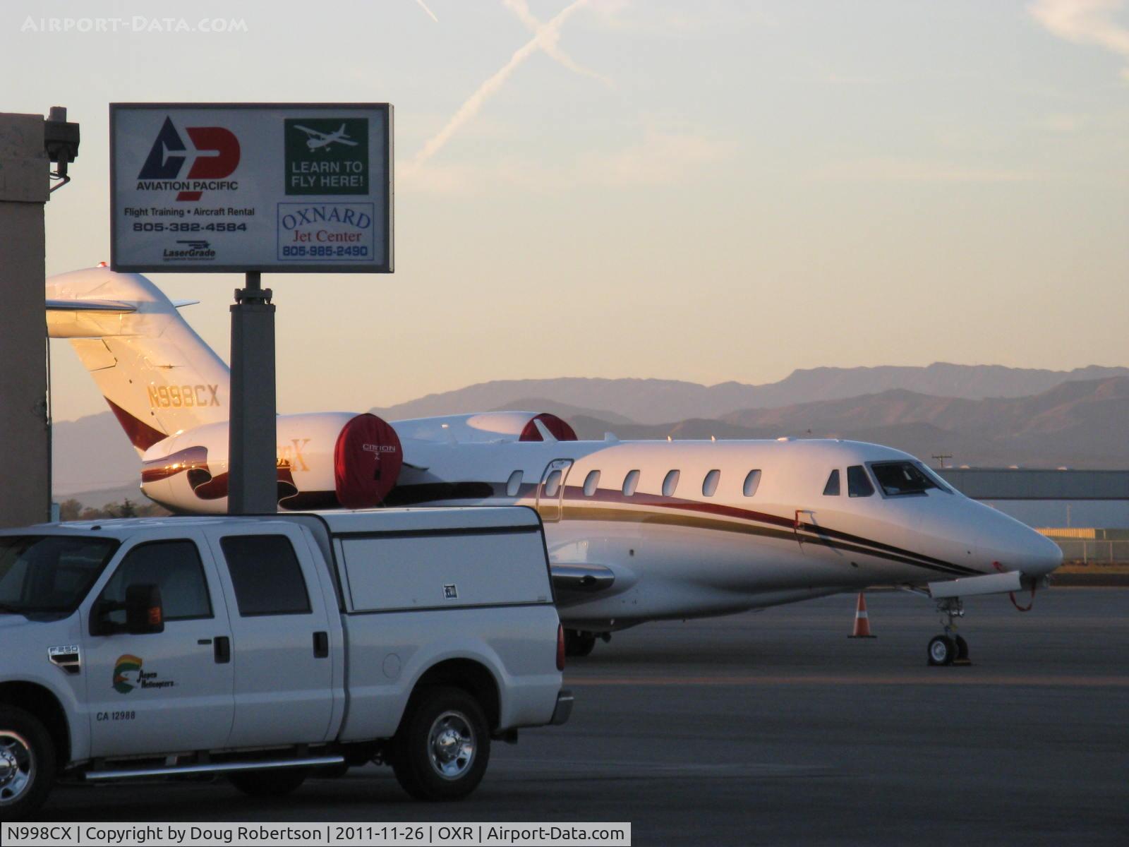 N998CX, 1999 Cessna 750 Citation X C/N 750-0098, 1999 Cessna 750 CITATION X, two Rolls-Royce/Allison AE3007C Turbofans 6,442 lb st each, Max speed Mach 0.92. Pro golfer Arnold Palmer took delivery of the first 750 CITATION X N1AP and set a speed record in it.