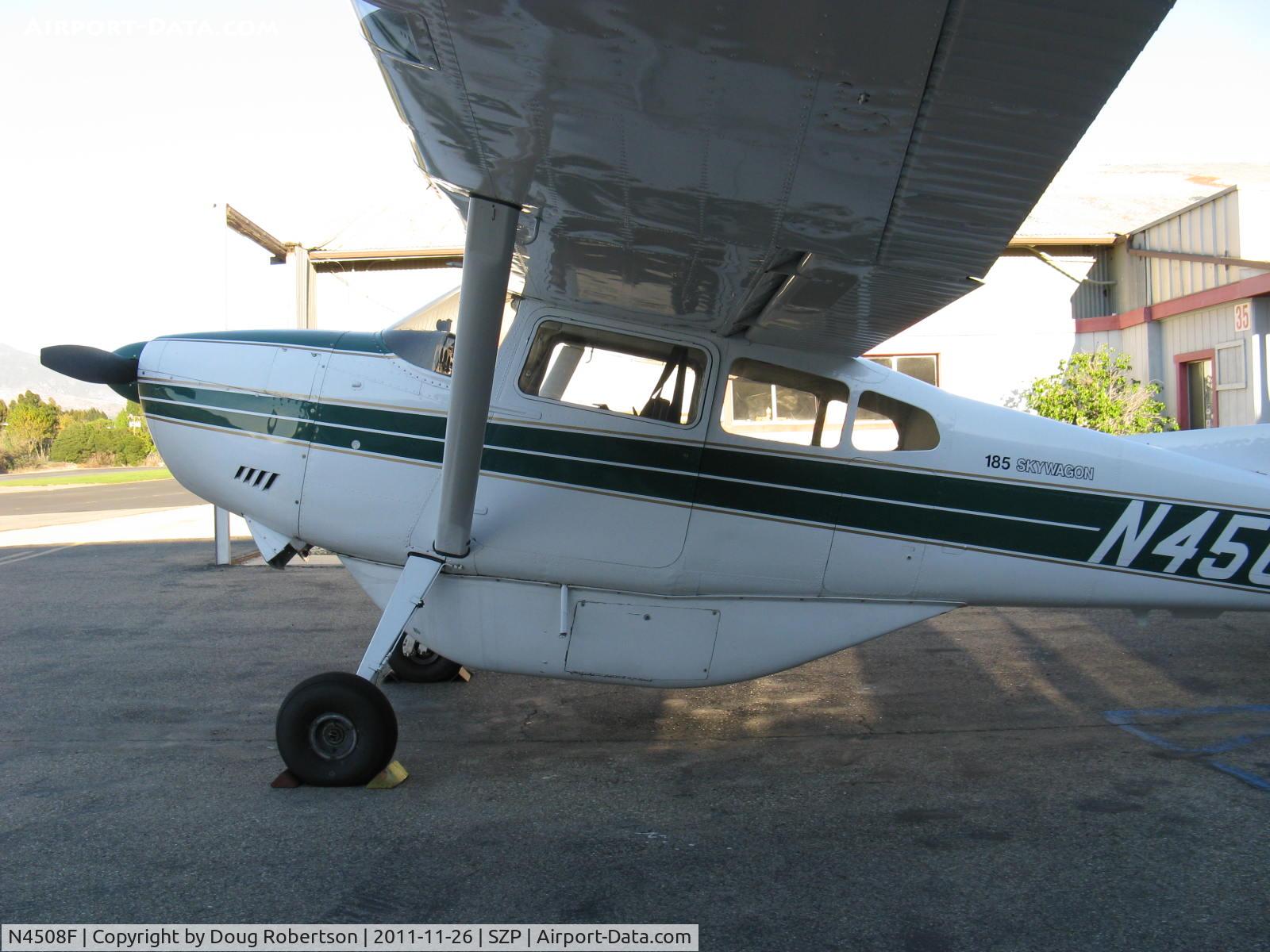 N4508F, 1966 Cessna 185E Skywagon C/N 185-0990, 1966 Cessna 185E, Continental O-470-F 260 Hp, 84 gallon long range tanks, 6 place, ventral cargo pod