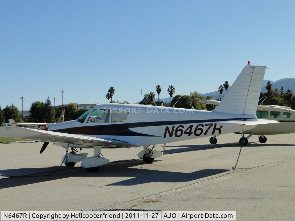 N6467R, 1966 Piper PA-28-140 C/N 28-21655, Parked in the east parking area