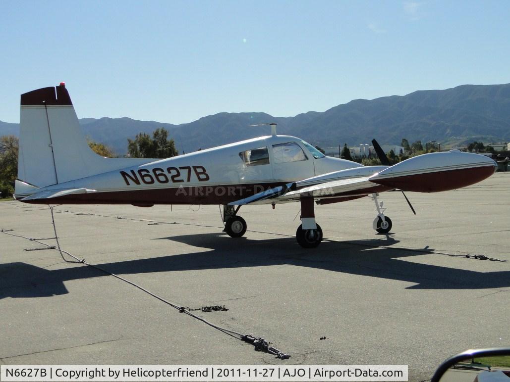 N6627B, 1958 Cessna 310B C/N 35727, Parked in the east parking area