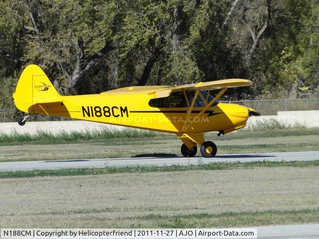 N188CM, 2009 Cub Crafters CC11-160 Carbon Cub SS C/N CC11-00104, Keeping the tail up while bleeding off speed on a very windy afternoon