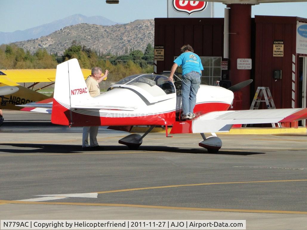 N779AC, Vans RV-6A C/N 23310, Re-fueling