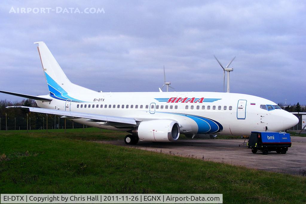 EI-DTX, 1997 Boeing 737-5Q8 C/N 28052, former Transaero Airlines B737 fresh out of Air Livery now in Yamal Airlines colours