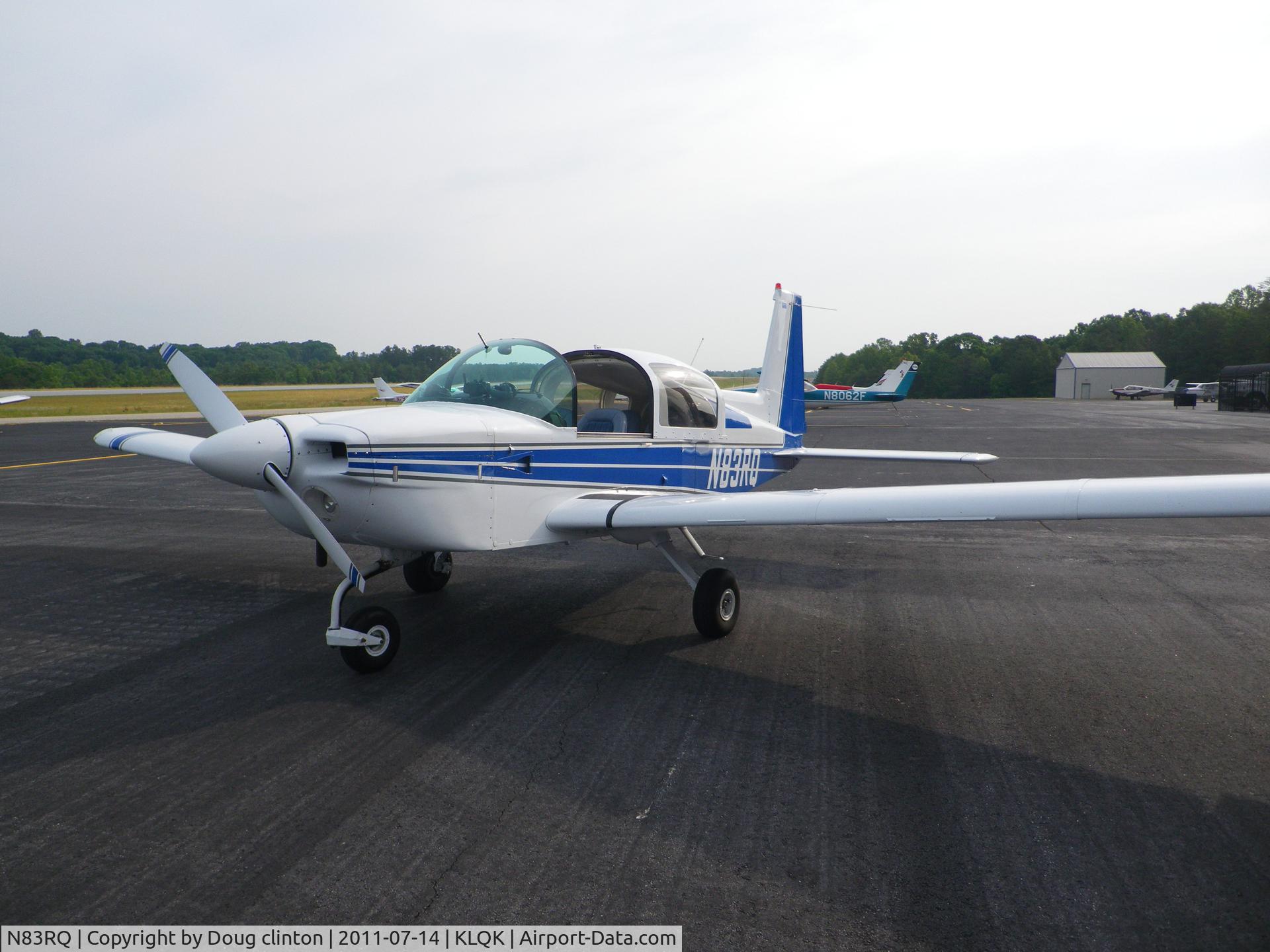 N83RQ, 1978 Grumman American AA-5B Tiger C/N AA5B0887, 83RQ in front of Pickens County Airport terminal.