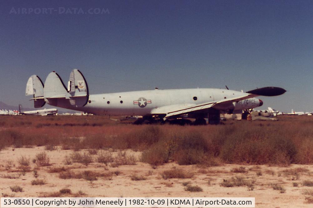 53-0550, 1955 Lockheed RC-121D Super Constellation C/N 1049A-4365, Stored with MASDC.