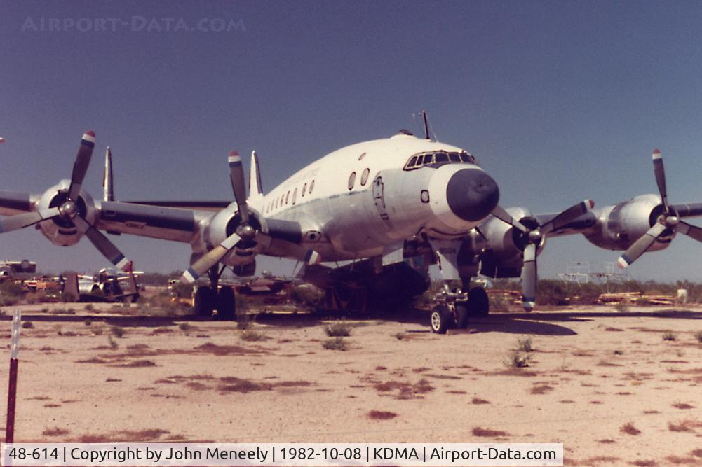 48-614, 1949 Lockheed VC-121B Constellation C/N 749-2606, Pima Air Museum, 1982