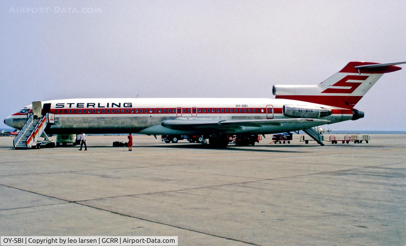 OY-SBI, 1983 Boeing 727-270 C/N 23052, ACE  Arrecife Lanzarote  22.4.87