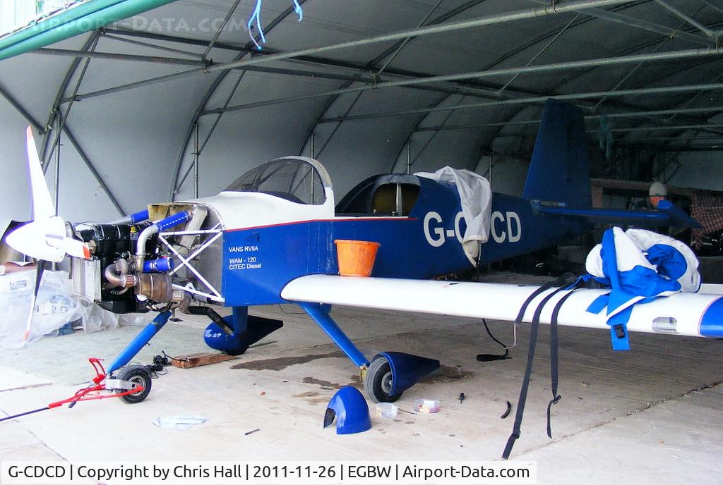 G-CDCD, 2004 Vans RV-9A C/N PFA 320-13925, fitted with a three-cylinder two-stroke diesel Wilksch WAM-120 engine