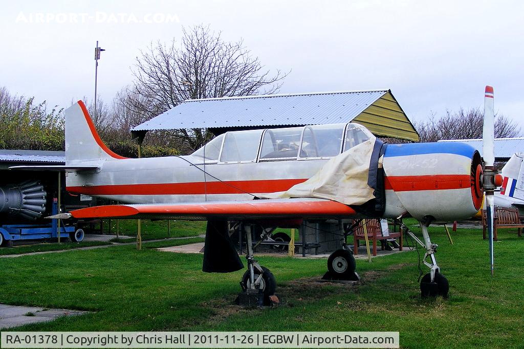 RA-01378, Yakovlev Yak-52 C/N 83 30 04, at the Wellesbourne Wartime Museum