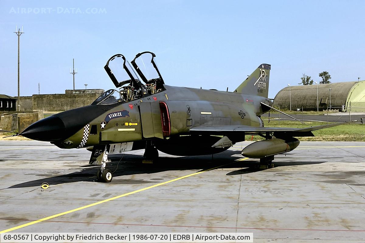 68-0567, 1968 McDonnell Douglas RF-4C Phantom II C/N 3469, static display