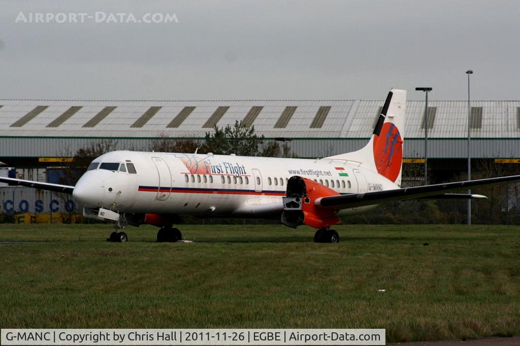 G-MANC, 1992 British Aerospace ATP C/N 2054, in storage at Coventry