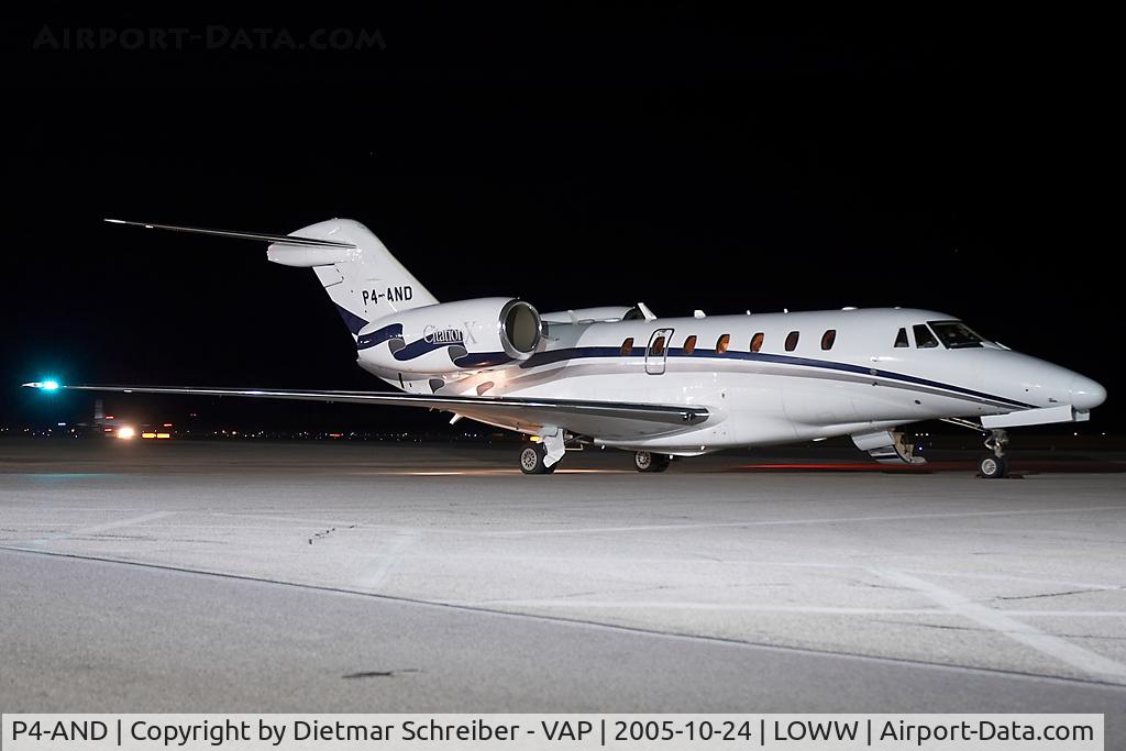 P4-AND, 1999 Cessna 750 Citation X Citation X C/N 750-0075, Cessna 750
