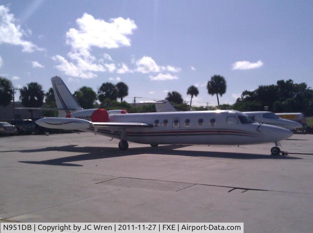 N951DB, 1976 Israel Aircraft Industries IAI-1124 Westwind C/N 195, Sitting at East World Jet.