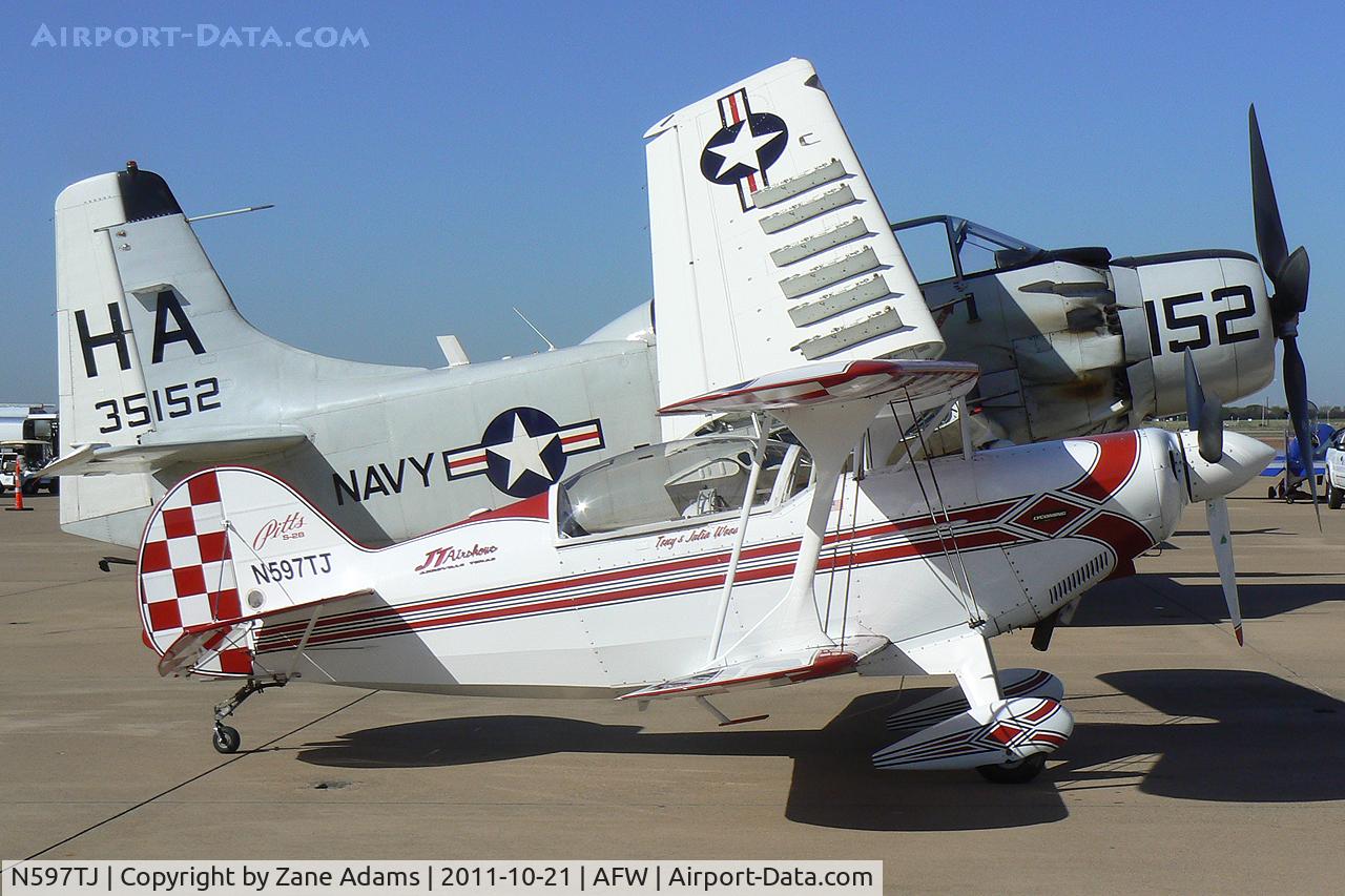 N597TJ, 1995 Aviat Pitts S-2B Special C/N 5325, At the 2011 Alliance Airshow - Fort Worth, TX
