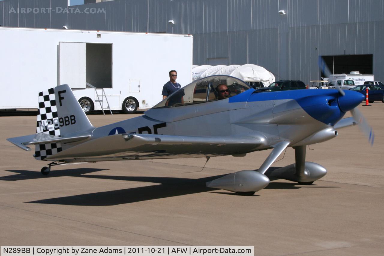 N289BB, 1996 Vans RV-4 C/N 193, At the 2011 Alliance Airshow - Fort Worth, TX