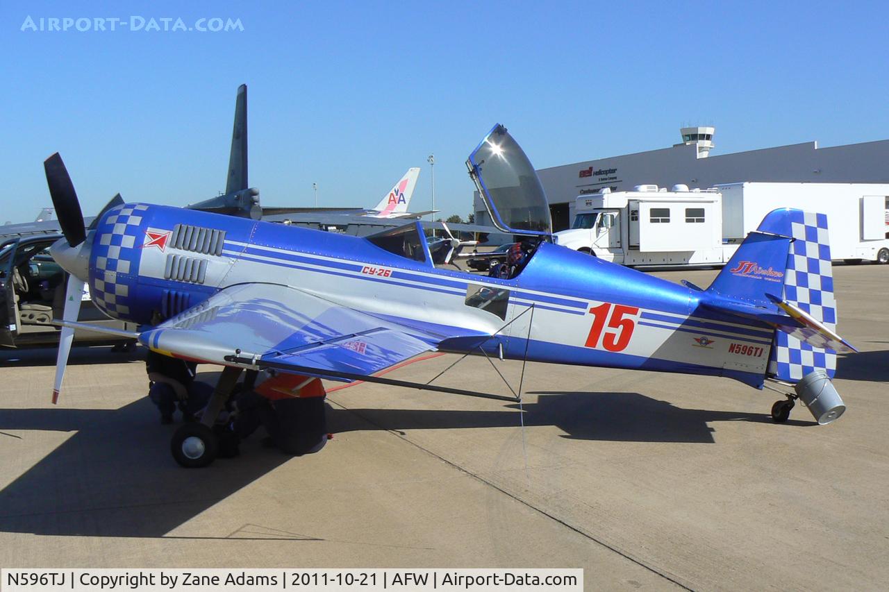 N596TJ, 1989 Sukhoi Su-26 C/N 01-05, At the 2011 Alliance Airshow - Fort Worth, TX