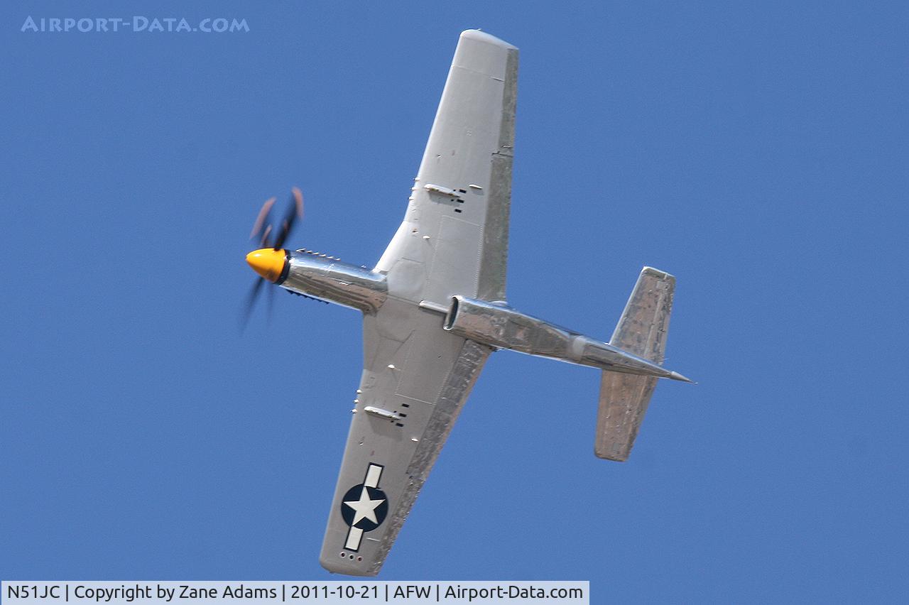 N51JC, 1944 North American P-51D Mustang C/N 122-38798, At the 2011 Alliance Airshow - Fort Worth, TX