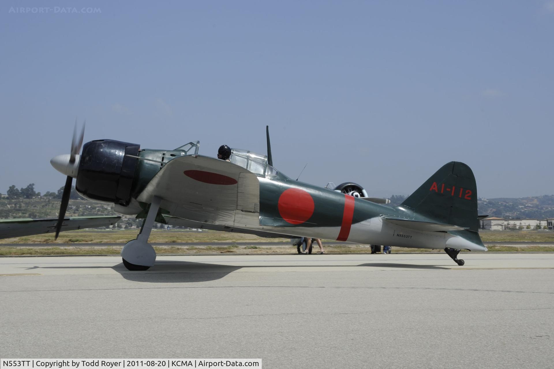 N553TT, 1942 Mitsubishi A6M3 Reisen (Zero) C/N 3858, Camarillo Airshow 2011