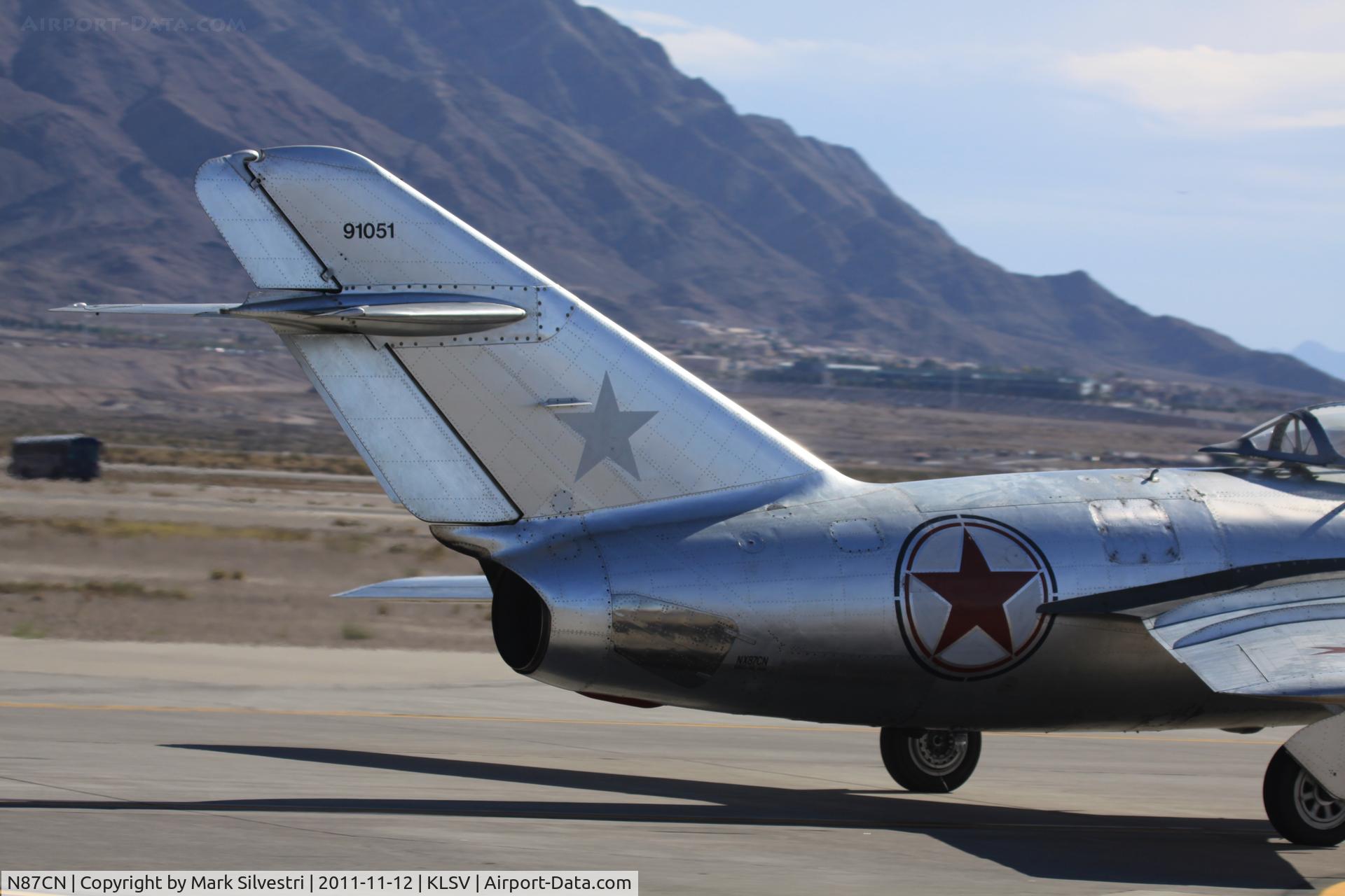N87CN, Mikoyan-Gurevich MiG-15 C/N 910-51, Aviation Nation 2011