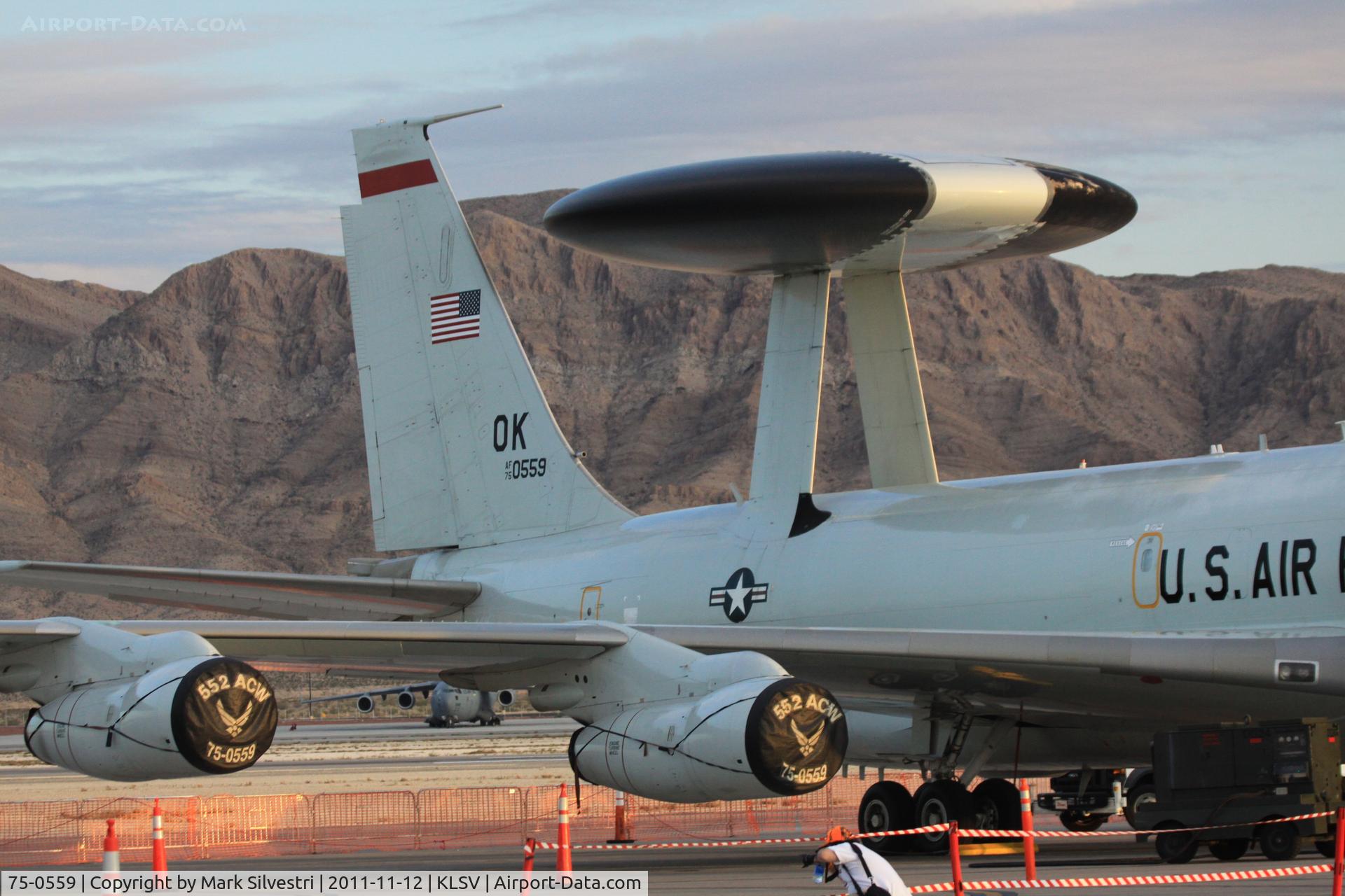 75-0559, 1975 Boeing E-3B Sentry C/N 21209, Aviation Nation 2011