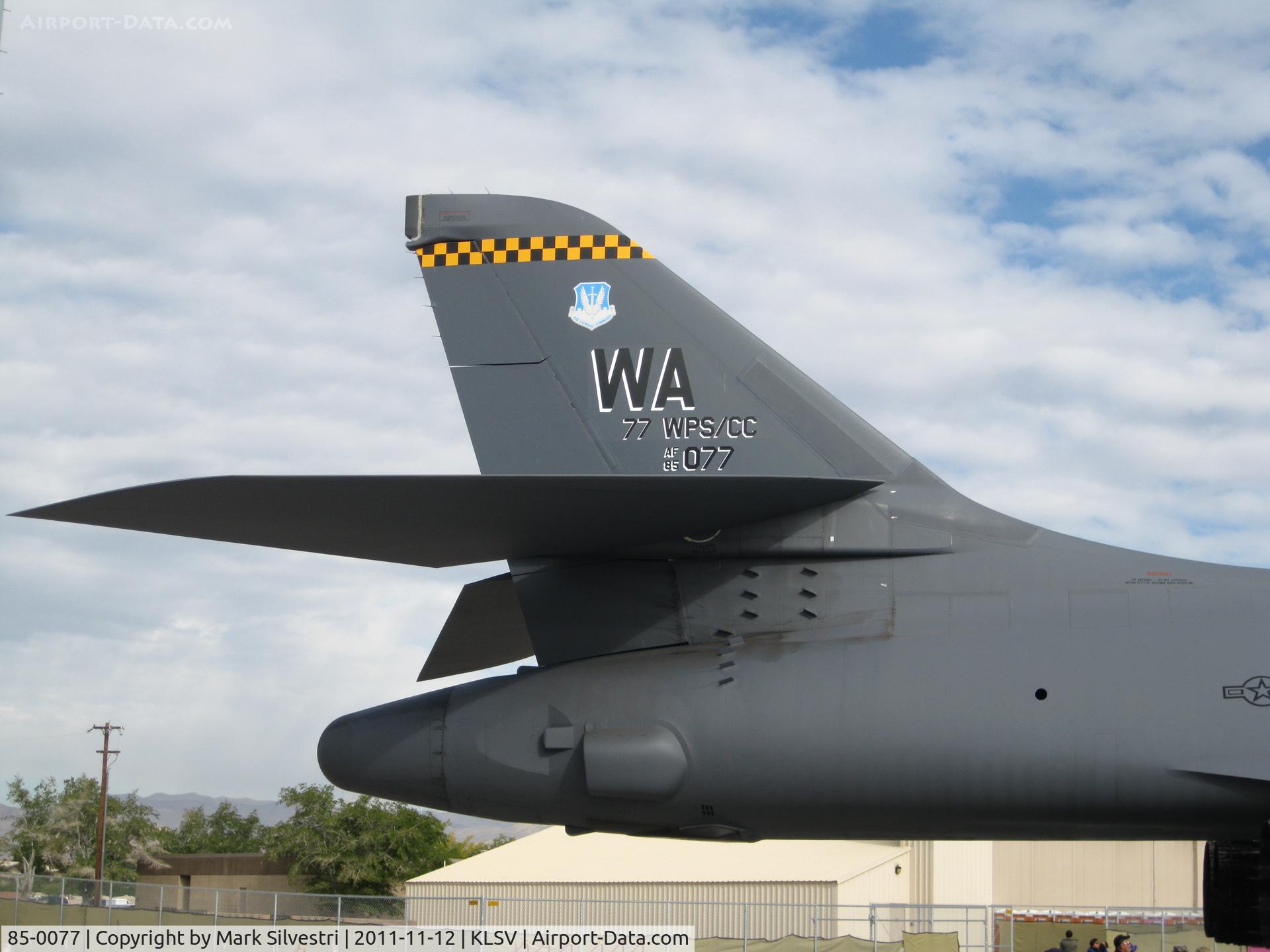85-0077, 1985 Rockwell B-1B Lancer C/N 37, Aviation Nation 2011