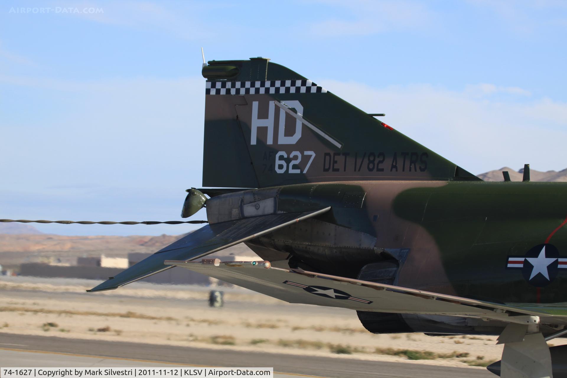74-1627, McDonnell Douglas QF-4E Phantom II C/N 4857, Aviation Nation 2011