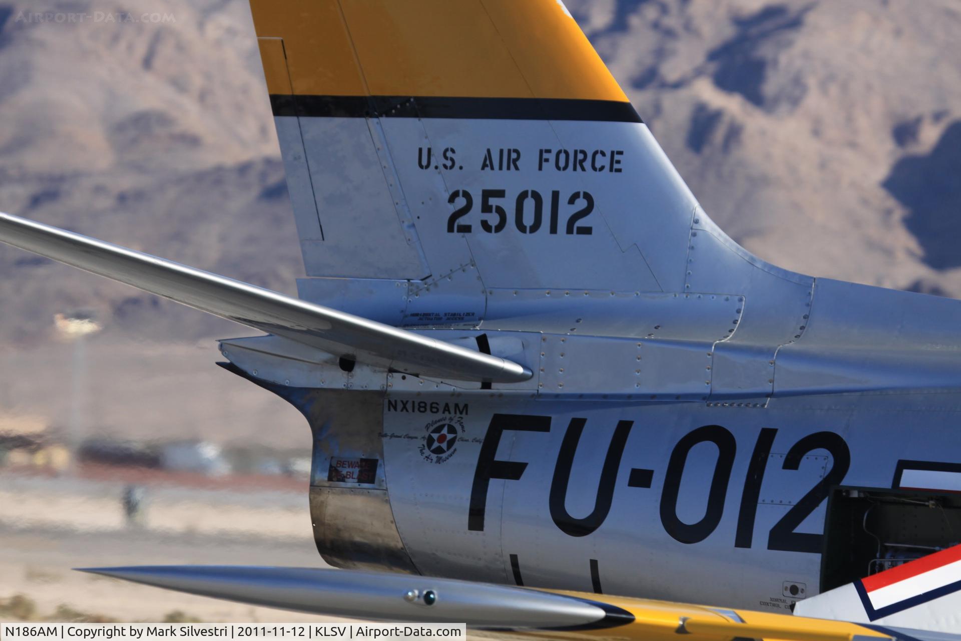 N186AM, 1952 North American F-86F Sabre C/N 191-708, Aviation Nation 2011