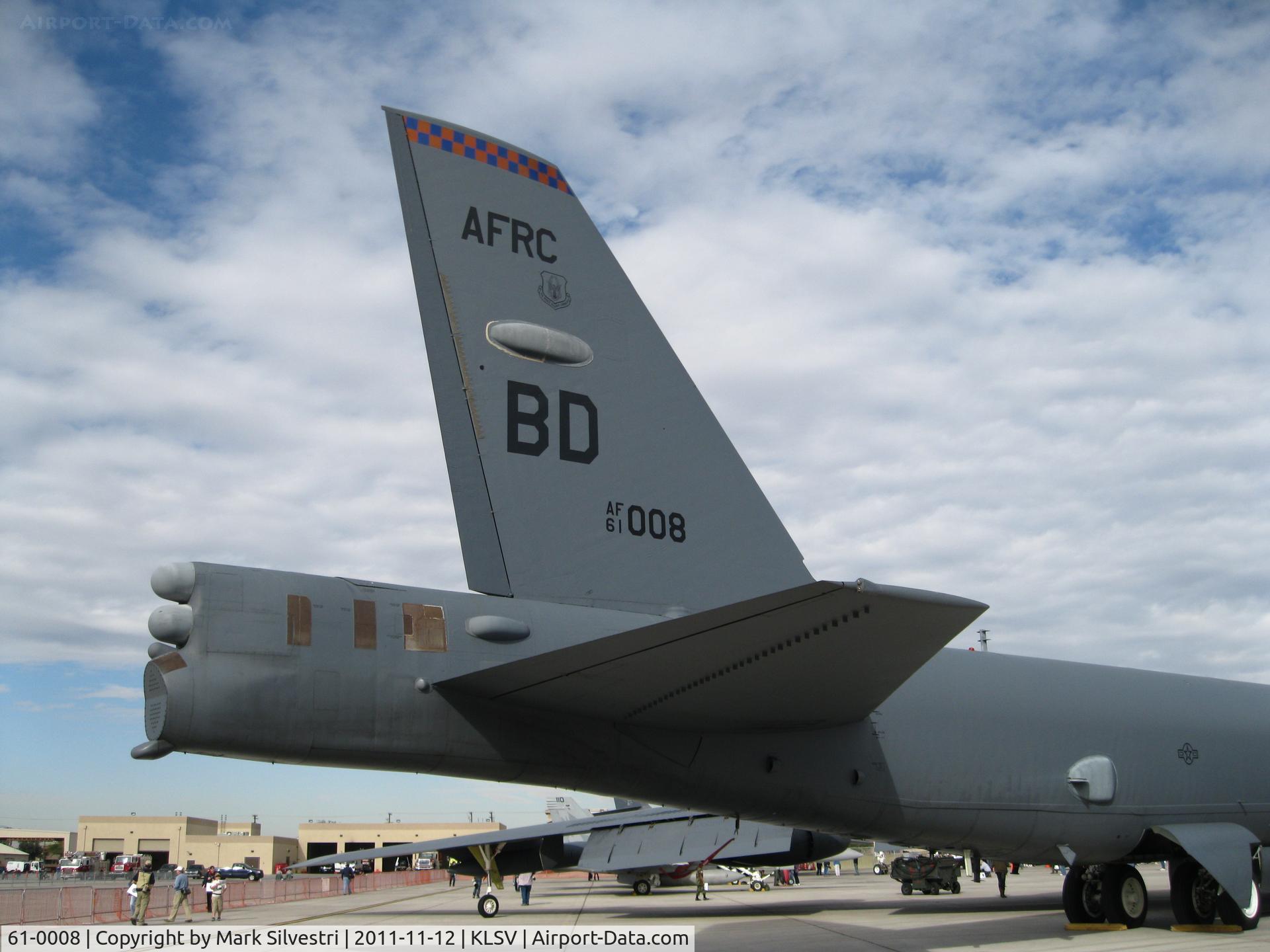 61-0008, 1961 Boeing B-52H Stratofortress C/N 464435, Aviation Nation 2011