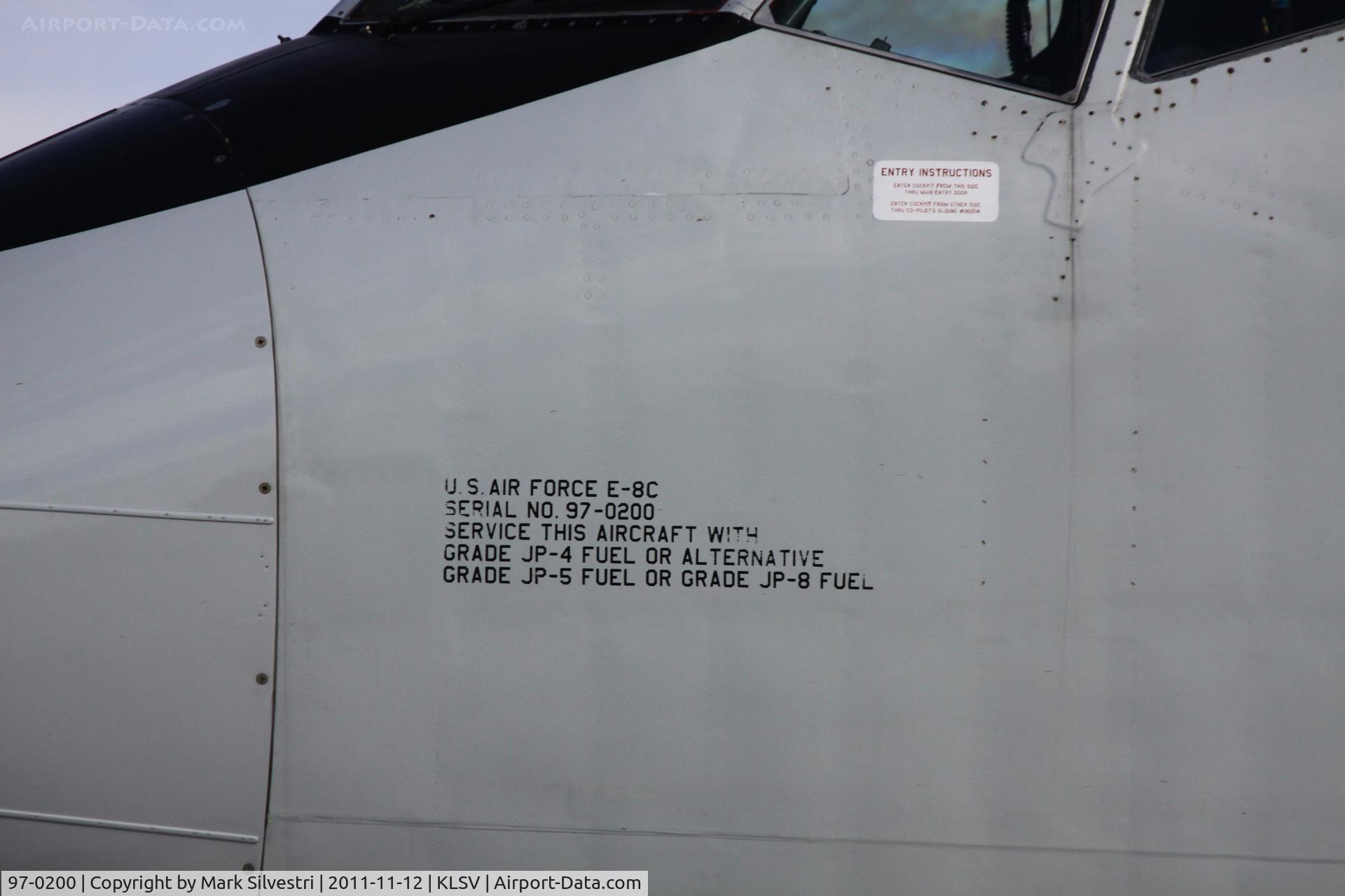 97-0200, Northrop Grumman E-8C J-STARS C/N P-12, Aviation Nation 2011