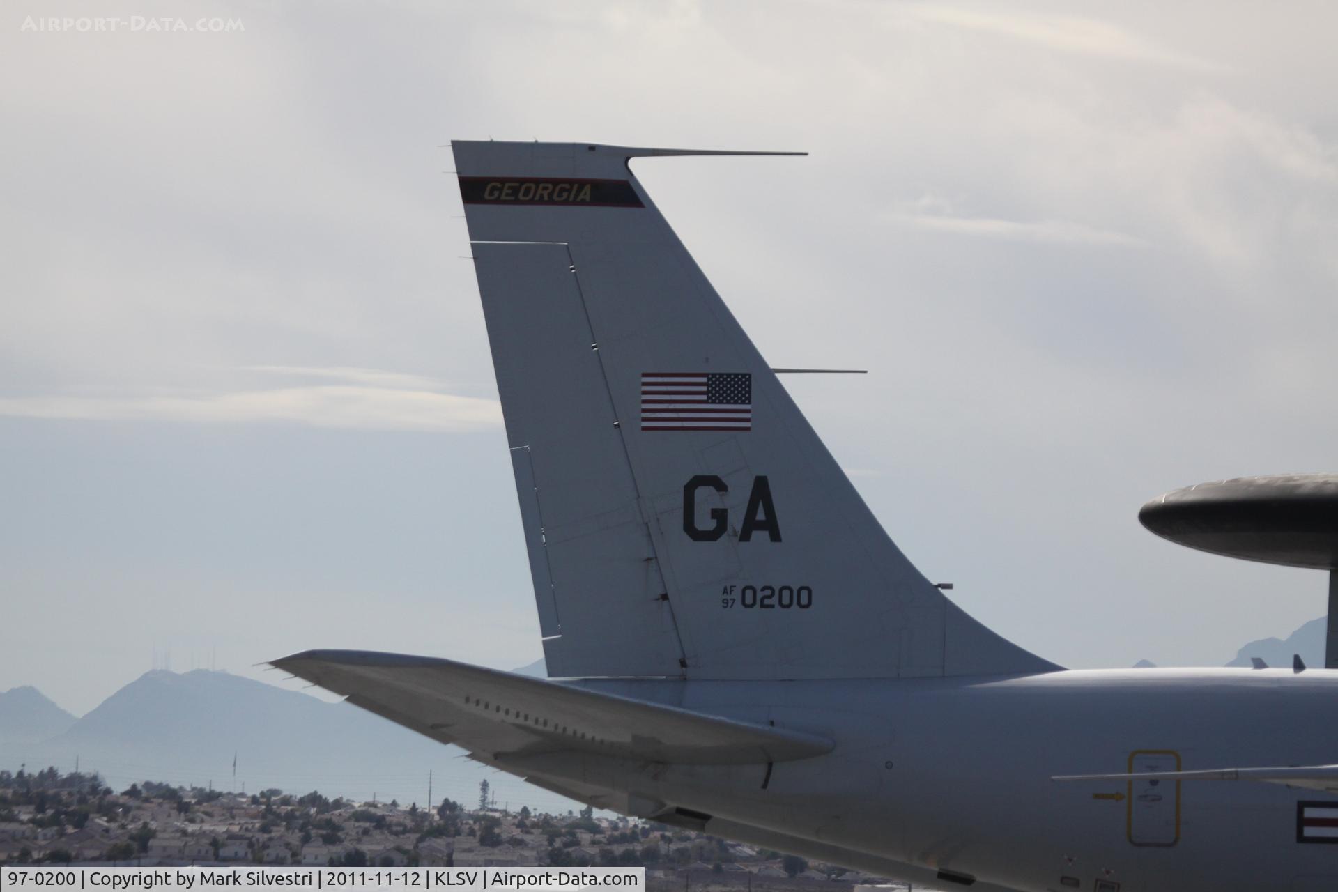 97-0200, Northrop Grumman E-8C J-STARS C/N P-12, Aviation Nation 2011