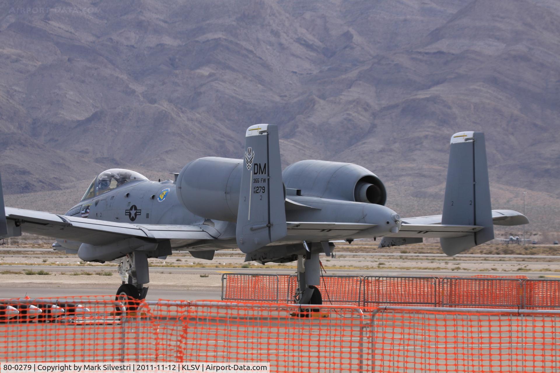 80-0279, 1980 Fairchild Republic A-10C Thunderbolt II C/N A10-0629, Aviation Nation 2011