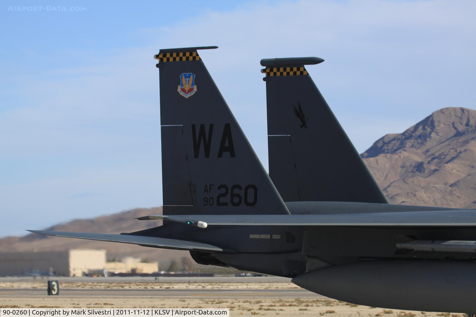 90-0260, 1990 McDonnell Douglas F-15E Strike Eagle C/N 1201/E162, Aviation Nation 2011